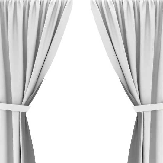 Rèm Vải Chống UV Trắng