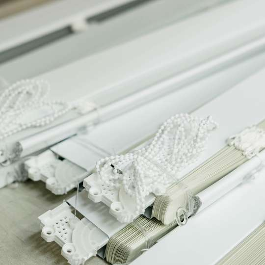 Rèm Sáo Nhôm Xám Bạc