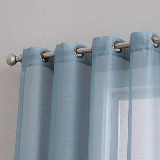 Rèm Voan Xanh Pastel