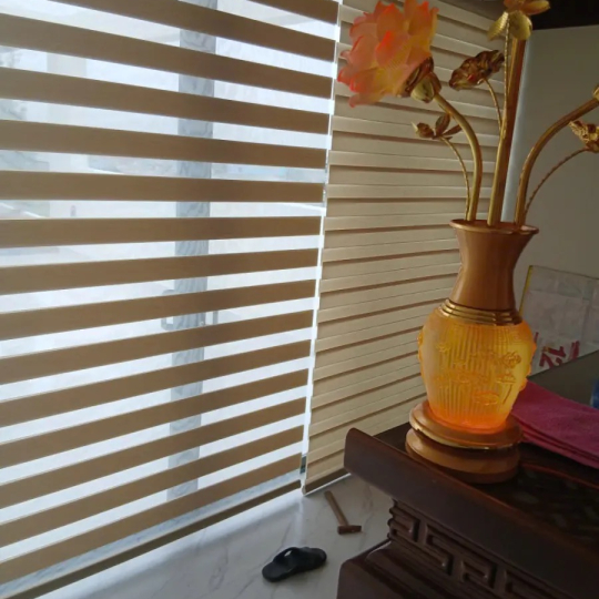 Rèm Cầu Vồng Hàn Quốc Hai Lớp Sang Trọng Cho Cửa Sổ Hiện Đại